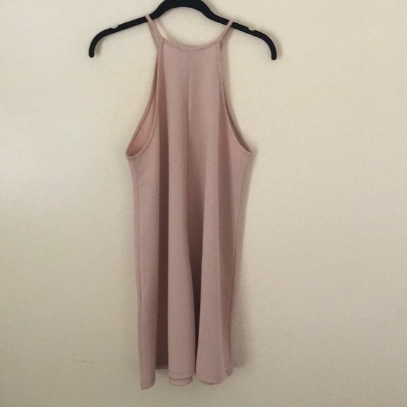 F21 Light Pink High Neck dress - Picture 3 of 4